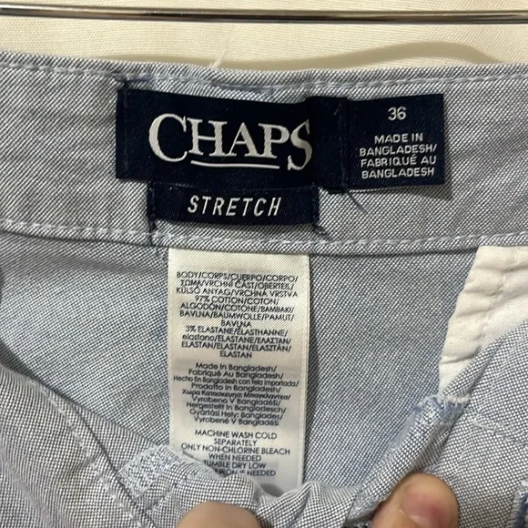 Chaps Blue Shorts - Picture 2 of 3